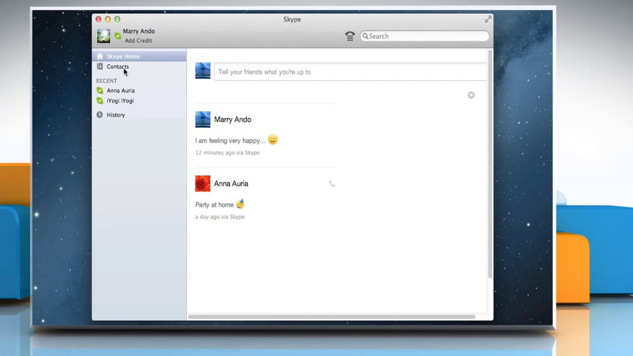 delete a contact in skype desktop for mac